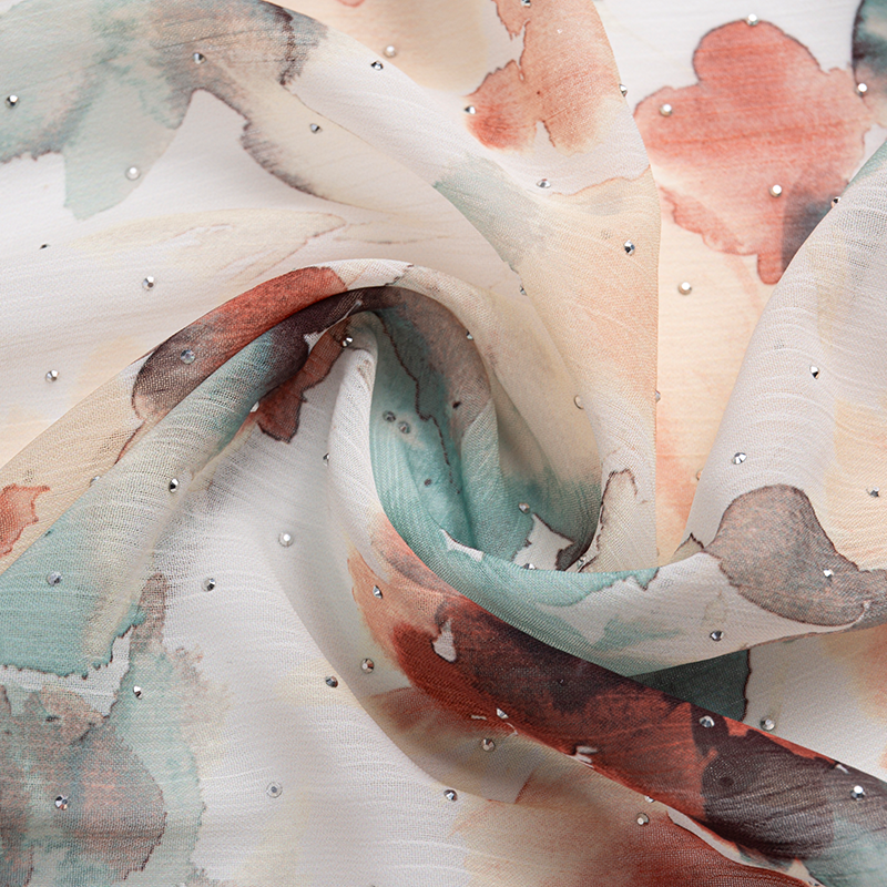 Šifon, satén, imitace hedvábí bytový textil/pyžama